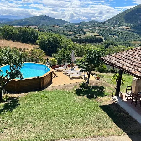 Casale In Collina Immerso Nel Con Piscina E Ampio Giardino * Umbertide