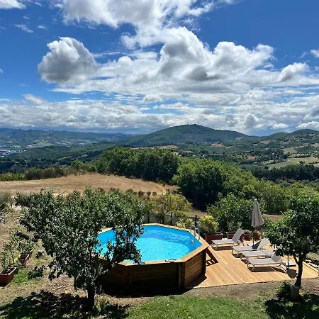 Casale In Collina Immerso Nel Con Piscina E Ampio Giardino Willa *